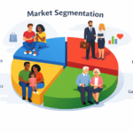 Marktsegmentierung einfach erklärt - Grafische Darstellung verschiedener Kundensegmente
