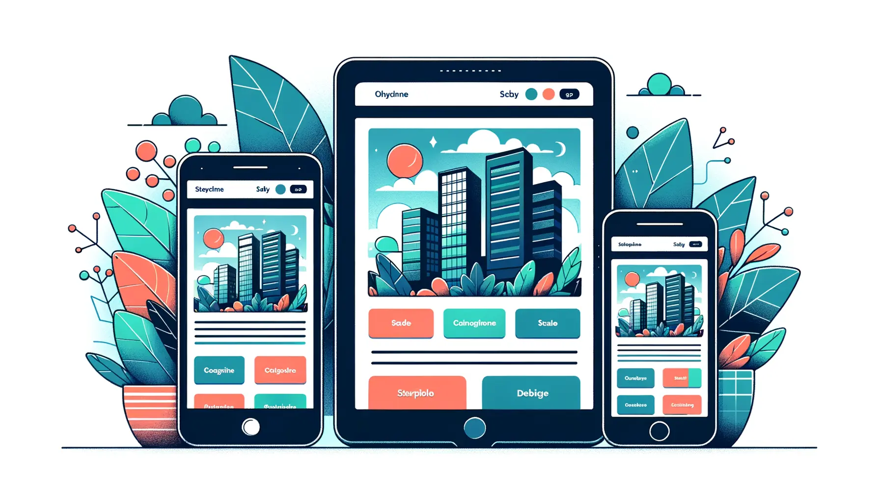 Responsive Design Beispiel für mobile Endgeräte Optimierung
